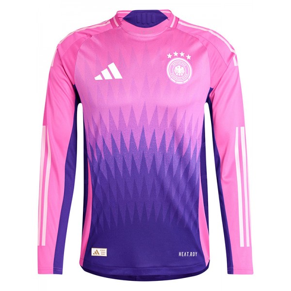Germany away long sleeve jersey soccer uniform men's second football kit tops sport shirt 2024 Euro cup